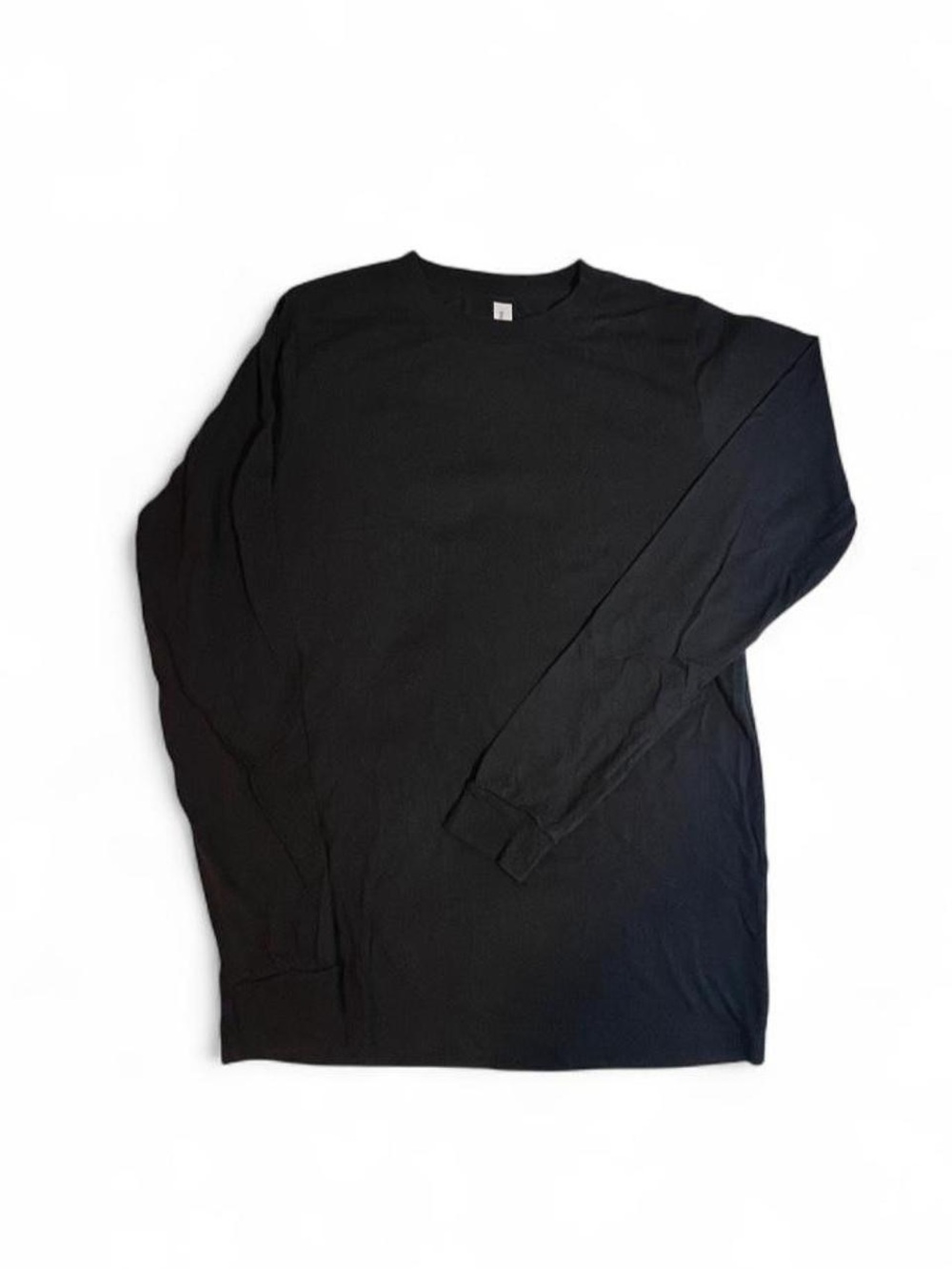 Bella + Canvas Long Sleeve Shirt Black Size M